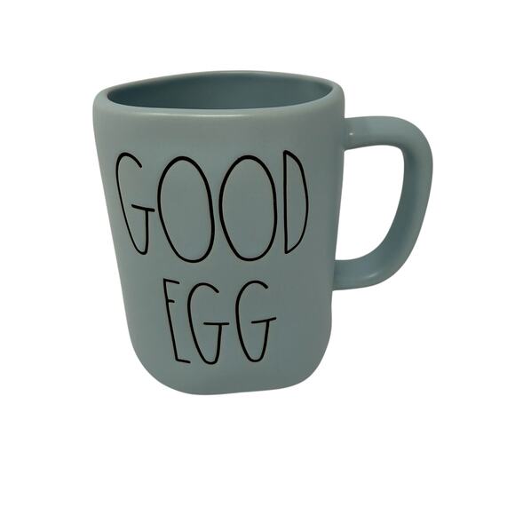 Rae Dunn By Magenta Easter Egg Blue GOOD EGG Ceramic Mug Farmhouse Kitchen Decor - Picture 8 of 9